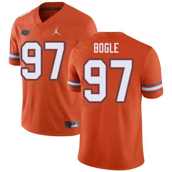 Jordan Brand Men #97 Khris Bogle Florida Gators College Football Jerseys Sale-Orange